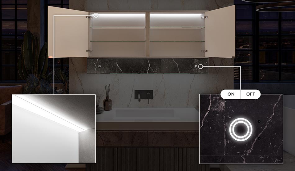 LED-Beleuchtung im schrankinneren