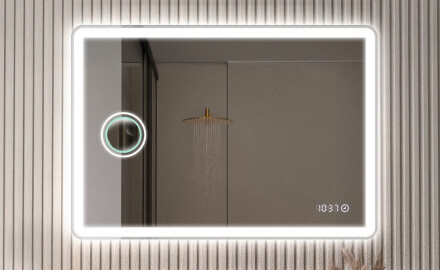 Abgerundete klassische Spiegel mit Beleuchtung