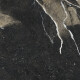 Glasierte Feinsteinzeugfliesen für den Boden, 60 x 120, schwarz mit goldenen Adern, glänzend, rektifiziert, A4H109 Pierre Black #31