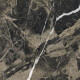 Glasierte Feinsteinzeugfliesen für den Boden, 60 x 120, schwarz mit goldenen Adern, glänzend, rektifiziert, A4H109 Pierre Black #34