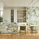 Feinsteinzeug „Bookmatch“ 120 x 280, weißer Marmor mit goldenen Adern, glänzend, A4H1118 Bellezza Bianca #2