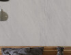Glasierte Feinsteinzeugfliesen für den Boden, 120 x 280 cm, hellgrau, Steinoptik, matt, A4H1125 Agathos White