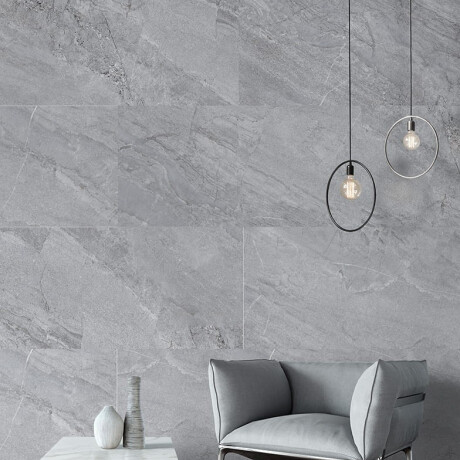 Glasierte Feinsteinzeugfliesen für den Boden, 120 x 280 cm, steingrau, matt, A4H1129 Agathos Grey #4