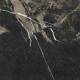 Glasierte Feinsteinzeugfliesen für den Boden „Pierre Black“, 120 x 120 cm, schwarz glänzend mit goldener Ader, rektifiziert, A4H197 #18