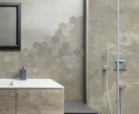 Glasierte Feinsteinzeugfliesen für den Boden, 120 x 120 cm, beige, matt, rektifiziert, A4H258 City Beige