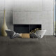 Glasierte Feinsteinzeugfliesen für den Boden, 60 x 120 cm, Beton, dunkelgrau, matt, rektifiziert, A4H327 Massive Dimgray #1