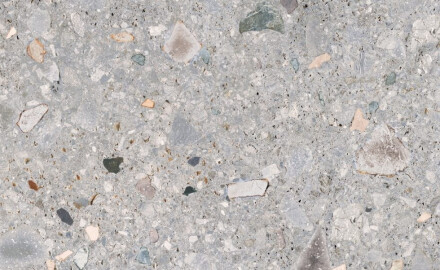 Glasierte Feinsteinzeugfliesen für den Boden, 60 x 120 cm, hellgrau, matt, rektifiziert, A4H418, Terrazzo Ceppo Di Gre Multi