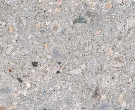 Glasierte Feinsteinzeugfliesen für den Boden, 60 x 120 cm, hellgrau, matt, rektifiziert, A4H418, Terrazzo Ceppo Di Gre Multi