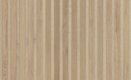 Geriffelte Feinsteinzeugfliesen für den Boden in Holzoptik mit warmem Holzfarbton, 60 x 120, matt, A4H509 Frame Rigat-One Mid