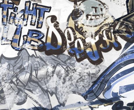 Glasierte Feinsteinzeugfliesen für den Boden, 120 x 280 cm, mattgrau, rektifiziert, A4H640 City Graffiti White