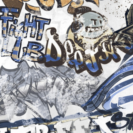 Glasierte Feinsteinzeugfliesen für den Boden, 120 x 280 cm, mattgrau, rektifiziert, A4H640 City Graffiti White #1