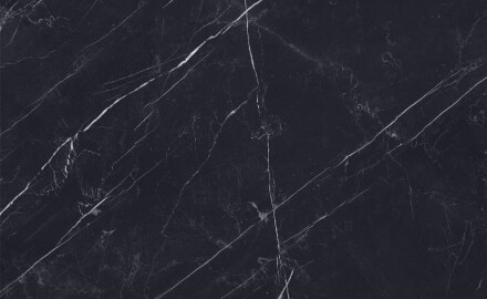 Großformatige Feinsteinzeugfliesen 120 x 280, schwarzer Marmor mit weißen Adern, glänzend, A4H687 Markina Black