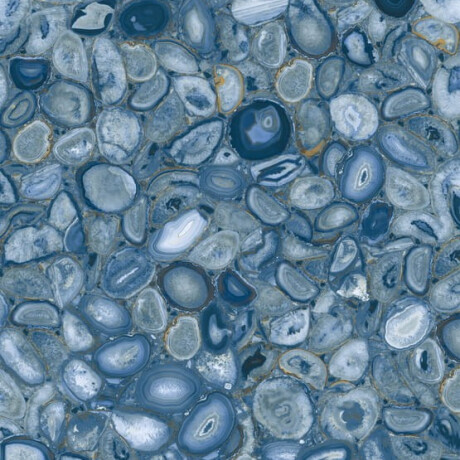Großformatige Feinsteinzeugfliesen 120x280, blau-agatfarben, glänzend, A4H832 Aghatina Azul #1