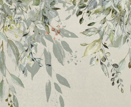Wandfliesen 60 x 120 cm, grau mit Blumenmustern, matt, A4H918 Flower