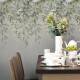 Wandfliesen 60 x 120 cm, grau mit Blumenmustern, matt, A4H918 Flower #2