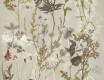 Wandfliesen 60 x 120 cm, grau mit Blumenmustern, matt, A4H919 Glame