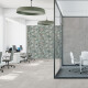 Wandfliesen 60 x 120 cm, beige, mit Pflanzenmotiven, matt, A4H922 Kamu #2