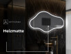 Unregelmäßiger asymmetrischer Spiegel mit LED Beleuchtung C223 #8