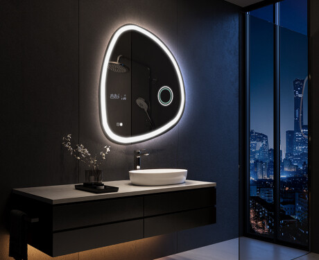 Unregelmäßiger Spiegel mit LED Beleuchtung EG222 #4