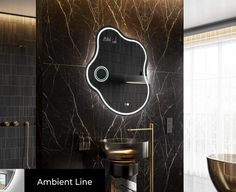 Wandspiegel Beleuchtet unregelmäßige Form EM223