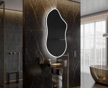 Wandspiegel Beleuchtet unregelmäßige Form F222 #3