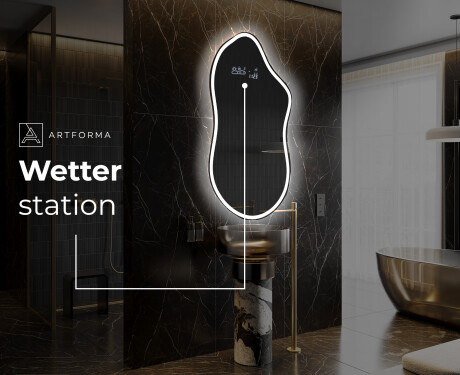 Wandspiegel Beleuchtet unregelmäßige Form F222 #6