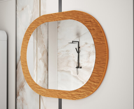 Badezimmerspiegel mit elegantem Metalldekor L289 #4