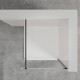 Begehbares Gehäuse transparentes Glas schwarzes Profil #4