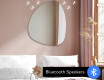 Unregelmäßiger asymmetrischer Spiegel mit LED Beleuchtung J221 #8
