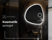 Unregelmäßiger asymmetrischer Spiegel mit LED Beleuchtung J222 #4