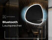 Unregelmäßiger asymmetrischer Spiegel mit LED Beleuchtung J222 #5