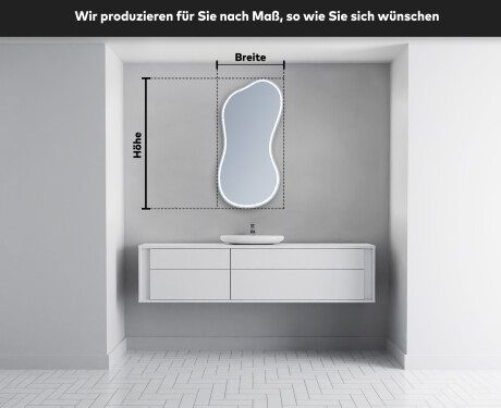 Unregelmäßige dekorativer spiegel Flur modern K223 #5