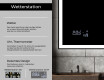 Rechteckiger Badspiegel mit LED Beleuchtung L01 #5