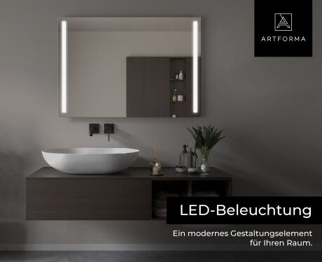 Rechteckiger Badspiegel mit LED Beleuchtung L02 #6