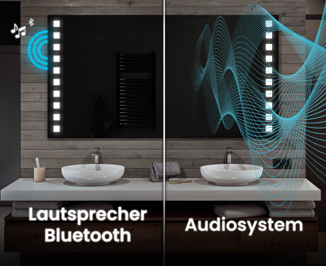 Rechteckiger Badspiegel mit LED Beleuchtung L03 #5