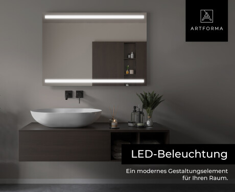 Rechteckig Badspiegel Mit LED Beleuchtung L09 #6