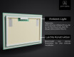 Rechteckiger Badspiegel mit LED Beleuchtung L09 #2