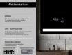 Rechteckiger Badspiegel mit LED Beleuchtung L09 #5
