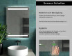 Rechteckiger Badspiegel mit LED Beleuchtung L09 #7