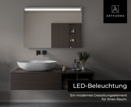 Rechteckiger Badspiegel mit LED Beleuchtung L12 #6