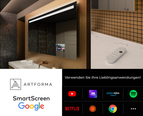 Rechteckiger Badspiegel mit LED Beleuchtung L12 #4
