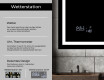 Rechteckiger Badspiegel mit LED Beleuchtung L15 #5