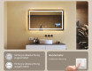 Rechteckiger Badspiegel mit LED Beleuchtung L15 120x80cm - SmartScreen, DualColor #6