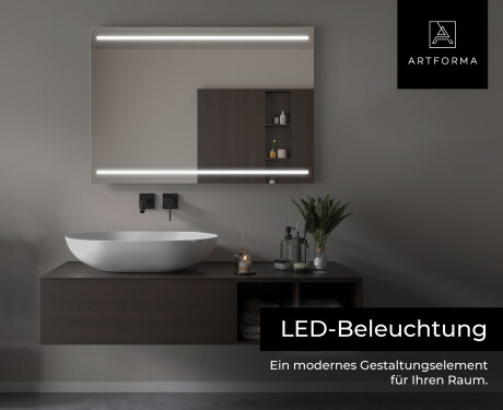 Rechteckig Badspiegel Mit LED Beleuchtung L23 #6