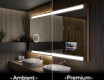 Rechteckiger Badspiegel mit LED Beleuchtung L47 #1