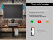 Rechteckiger Badspiegel mit LED Beleuchtung L49 #6