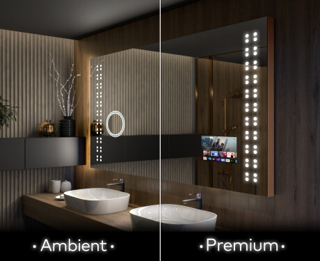 Rechteckig Badspiegel Mit LED Beleuchtung L55 #1