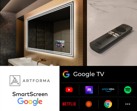 Rechteckiger Badspiegel mit LED Beleuchtung L57 #5