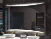 Rechteckiger Badspiegel mit LED Beleuchtung L78 #10