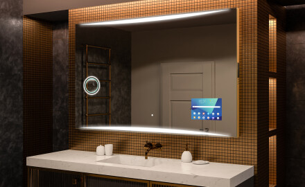 Rechteckiger Badspiegel mit LED Beleuchtung L78